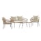 Flash Furniture 4PC NAT/Cream Indoor/Outdoor Rope Rattan Patio Set SB-1960-CREAM-GG - alternate 5